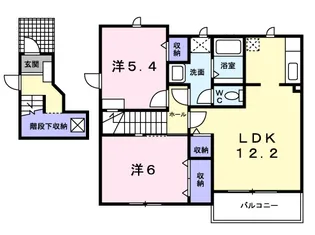 アルカンシエルⅠ【2階】の間取り