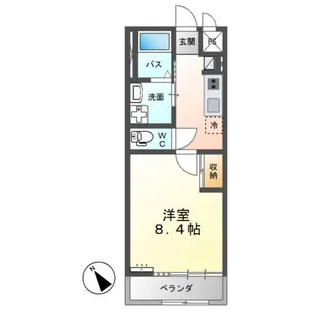 メゾン・ド・セイワ A【2階】の間取り
