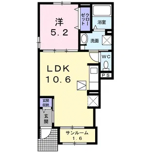 マルゼンⅠ【1階】の間取り