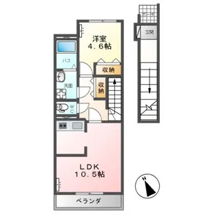 Feliz Reve(フェリスレーヴ)【2階】の間取り