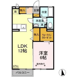 ウェルネス【2階】の間取り
