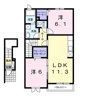 フォーシーズンⅢ【2階】の間取り