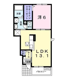 コンフォルタ【1階】の間取り