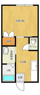 アポロン【202号室】の間取り