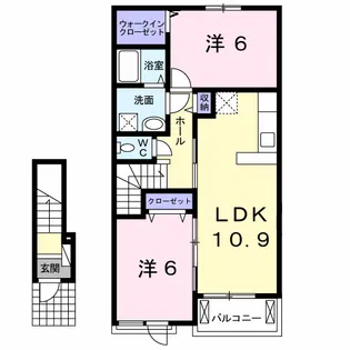 アルバⅠ【2階】の間取り