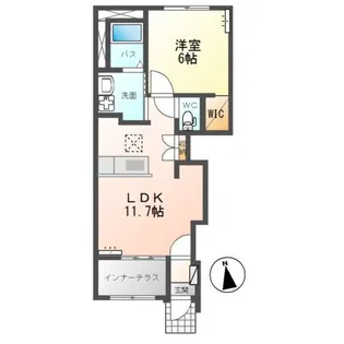 セレーノ【1階】の間取り