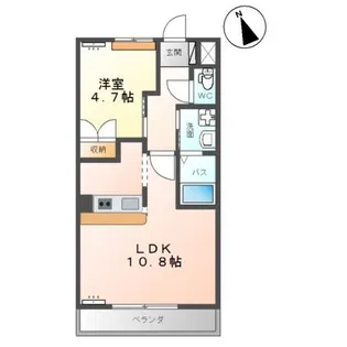 プランドールS1【1階】の間取り