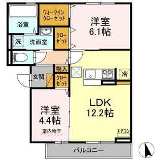 かすみそう【1階】の間取り