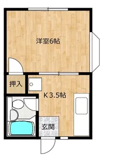 ベルメゾン五郎台【A101号室】の間取り