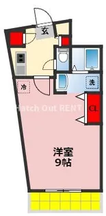 トレド新宿【402号室】の間取り