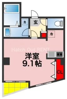 プラージュ登戸【203号室】の間取り