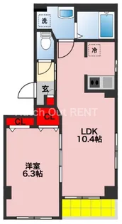 Plumeria【5階】の間取り
