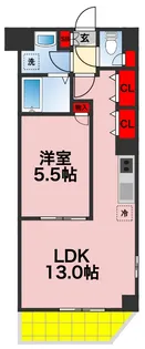 KENEDIX千葉中央(旧:HF千葉中央レジデンス)【6階】の間取り