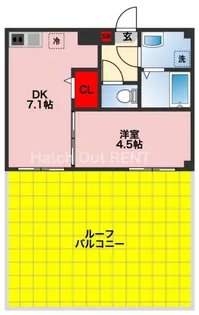 アーバンステージ【403号室】の間取り