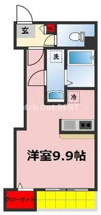 トレド新宿【701号室】の間取り