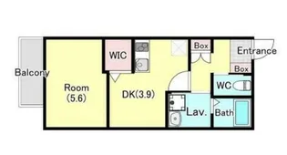 シャルコートSOGA【1階】の間取り