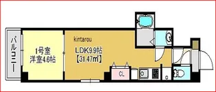 AlbatrossI【501号室】の間取り