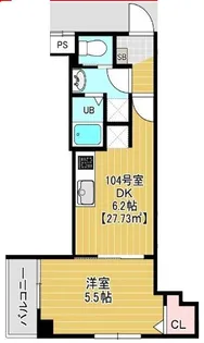 Serra蘇我【2階】の間取り