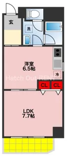 オーキッドレジデンス千葉中央【5階】の間取り