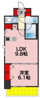 KDX千葉中央レジデンス【9階】の間取り