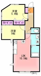サンライズ日吉台【1階】の間取り