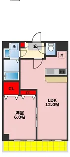 富士見Nameki Mansion【302号室】の間取り