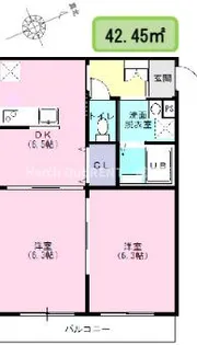 Wandee美郷台【2階】の間取り