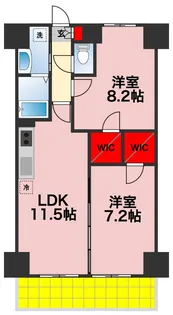千葉ポートイースト【9階】の間取り