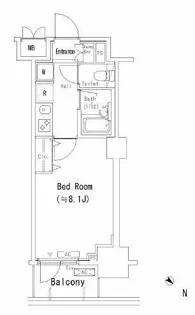 パークアクシス千葉【6階】の間取り
