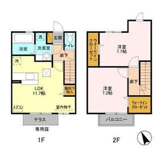 Toit Vert(トワ ヴェール)の間取り