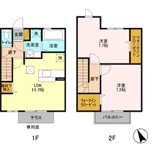 Toit Vert(トワ ヴェール)の間取り