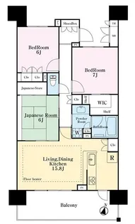 サングランデ公津の杜グレイスA棟【7階】の間取り