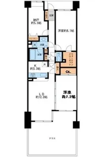 リーベスト西千葉【1階】の間取り