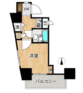 ライオンズマンション千葉東【1階】の間取り