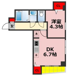 Sol Levanteソルレヴァンテ【2階】の間取り