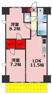 千葉ポートイースト【11階】の間取り