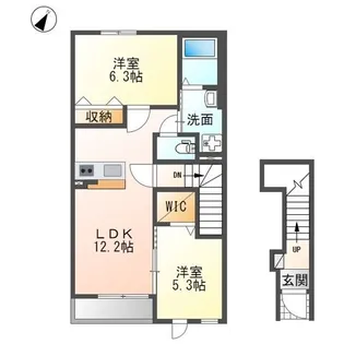 ユウカ グランデ【2階】の間取り