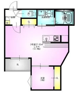 REGALEST 八千代緑が丘【203号室】の間取り