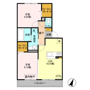 WARABI【2階】の間取り