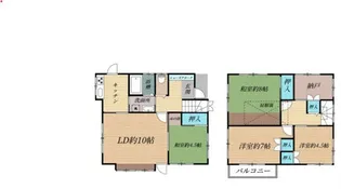千葉県佐倉市上座【一戸建】の間取り