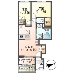 Colza(コルザ)【1階】の間取り