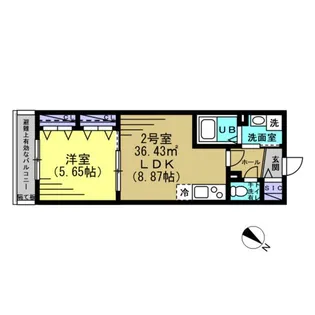 アセンディア成田【3階】の間取り