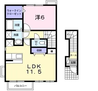 メゾン・HIRO【2階】の間取り