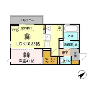 リーブル【1階】の間取り