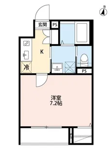 rh Chiba(アールエイチ チバ)【3階】の間取り