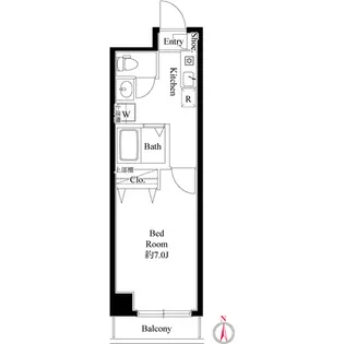 ヴェラジオ-Ⅰ【0403号室】の間取り
