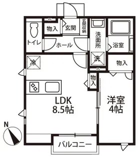 Hi・VillaⅡ【2階】の間取り
