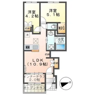 Colza(コルザ)【1階】の間取り