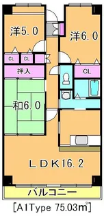 エクシード八千代中央【403号室】の間取り
