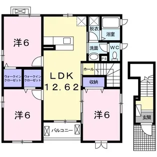 アークヒルズⅠ【2階】の間取り
